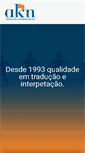 Mobile Screenshot of akntraducoes.com.br